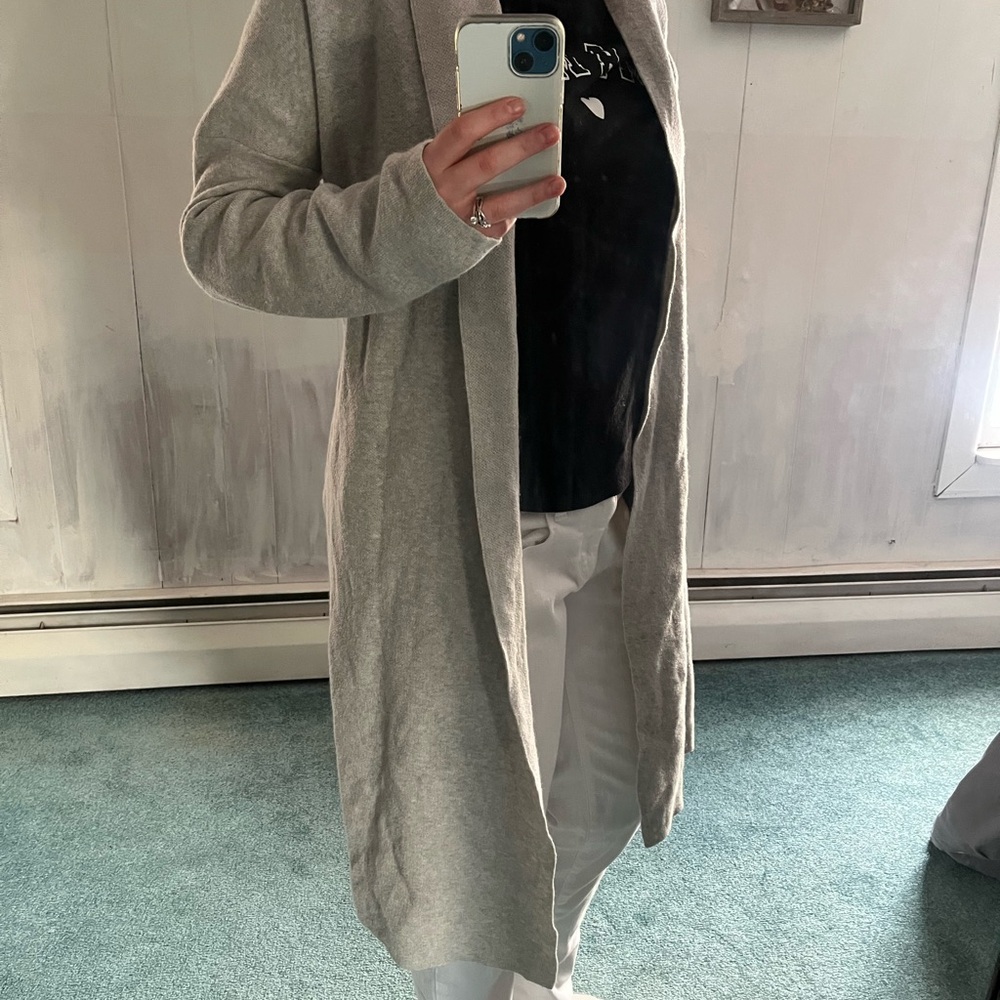 Garnet Hill Wool/Cotton Cardigan